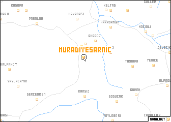 map of Muradiyesarnıç