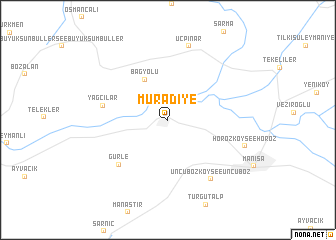 map of Muradiye