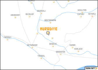 map of Muradiye