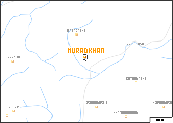 map of Murād Khān