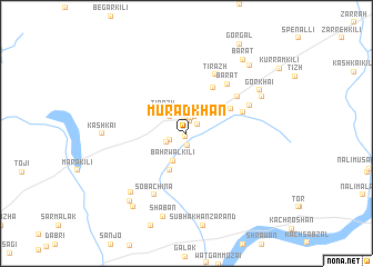 map of Murād Khān