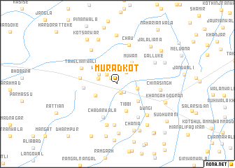 map of Murādkot