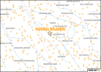 map of Murād Lanjwāni