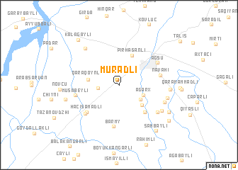 map of Muradlı