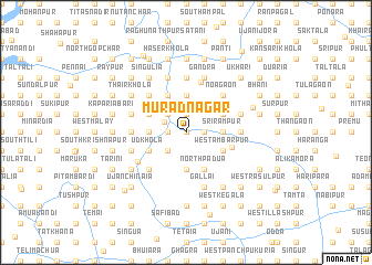 map of Murādnagar