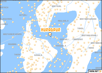 map of Murādpur