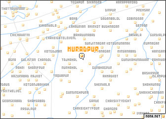 map of Murādpur