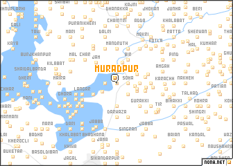 map of Murādpur