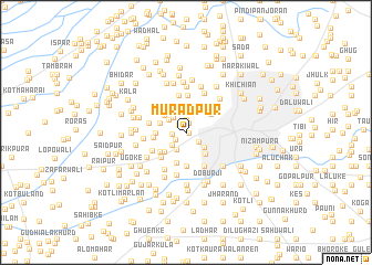 map of Murādpur
