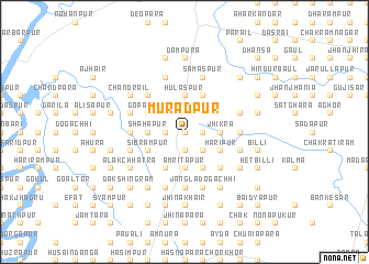 map of Murādpur