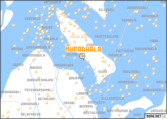 map of Murādwāla