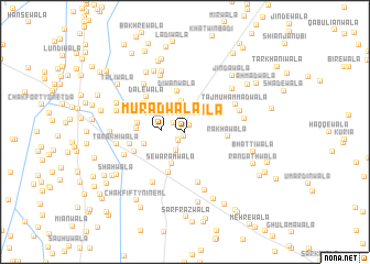 map of Murādwāla