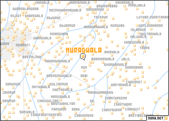 map of Murādwāla