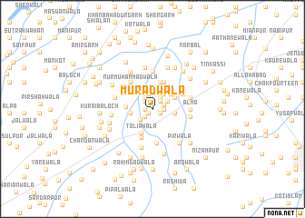 map of Murādwāla