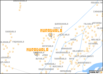 map of Murādwāla