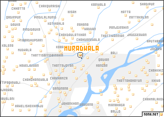 map of Murādwāla