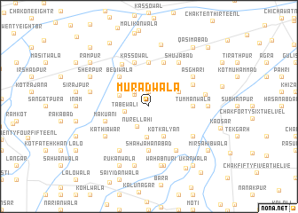 map of Murādwāla