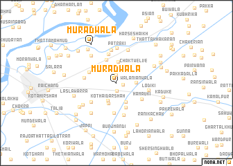 map of Murādwāla