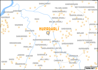 map of Murādwāli