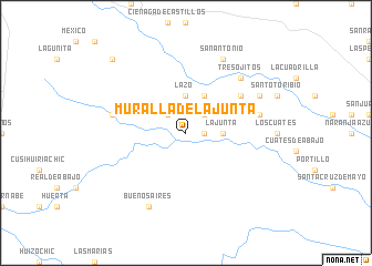 map of Muralla de la Junta