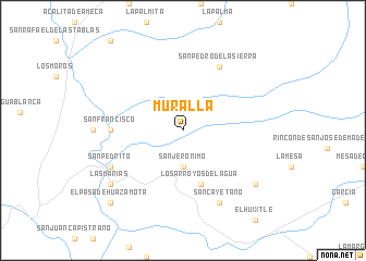 map of Muralla