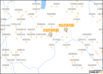 map of Murambi