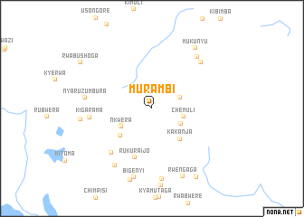 map of Murambi