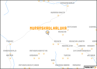 map of Muránska Dlhá Lúka