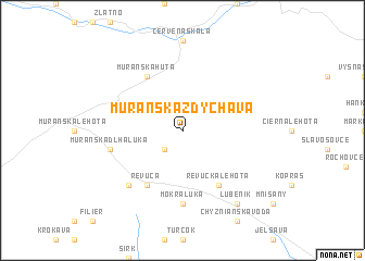 map of Muránska Zdychava