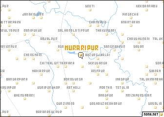 map of Murārīpur