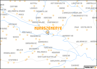 map of Muraszemenye