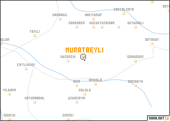 map of Muratbeyli