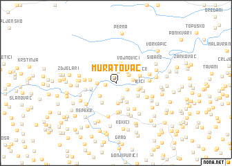 map of Muratovac