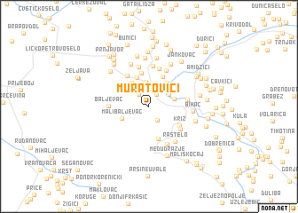 map of Muratovići