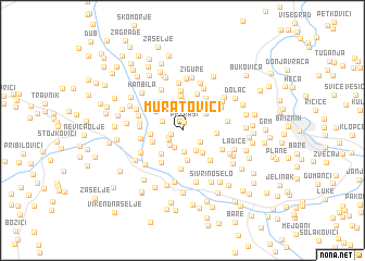 map of Muratovići