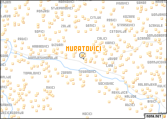 map of Muratovići