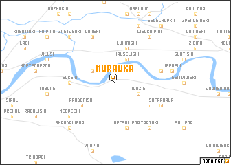 map of Murauka