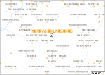 map of Murayjib al Mashhad