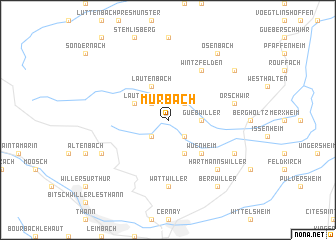map of Murbach