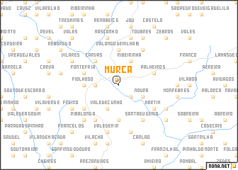 map of Murça