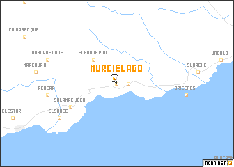 map of Murciélago