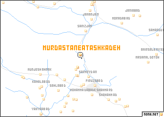 map of Mūrdastān-e Ātashkadeh