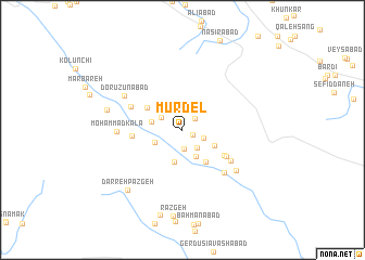 map of Mūrdel