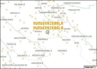 map of Mūr Derāz-e Bālā