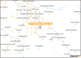 map of Mūrderāz-e Pā\