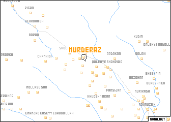 map of Mūrderāz