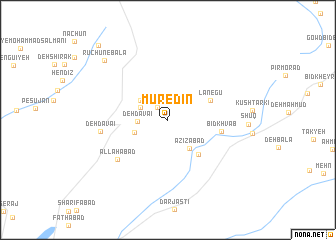 map of Mūr-e Dīn