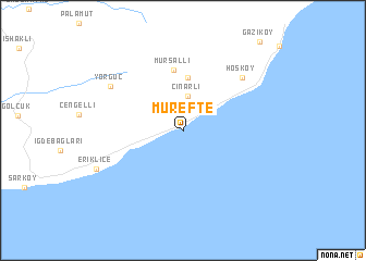 map of Mürefte