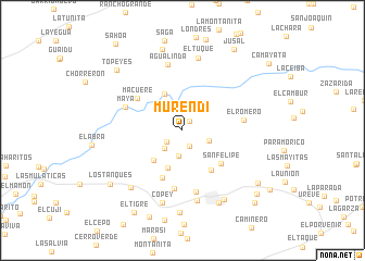 map of Murendi