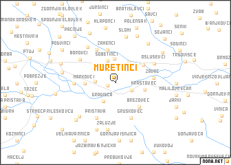 map of Muretinci